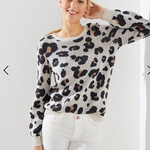 Leopard Jacquard Sweater
